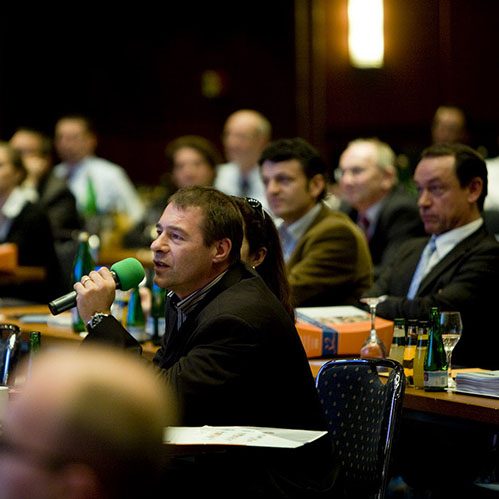 Christoph Hoppe attending a conference Christoph Hoppe attending a conference