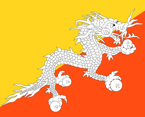 Flag of Bhutan