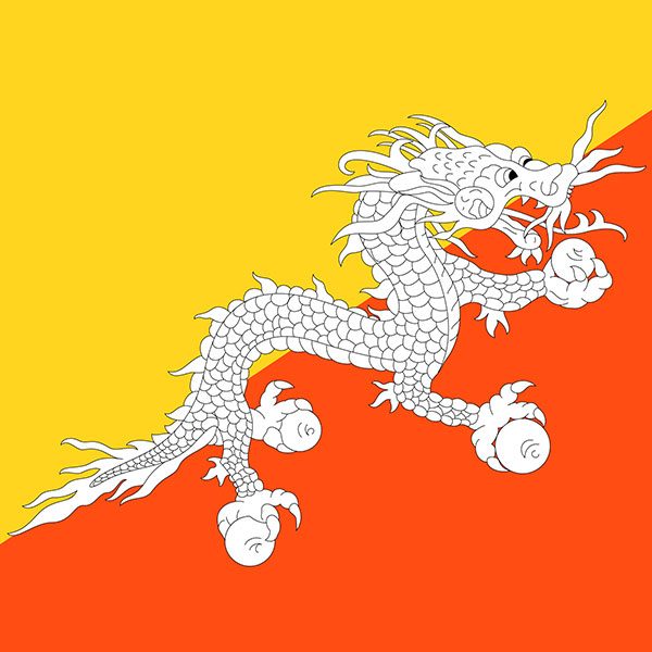 Flag_of_Bhutan Flag of Bhutan